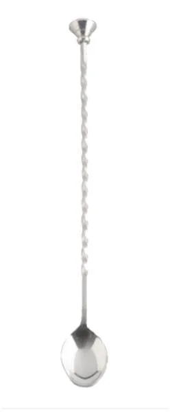 Jiggers  Bar Spoon with Twisted Stem & Stud End