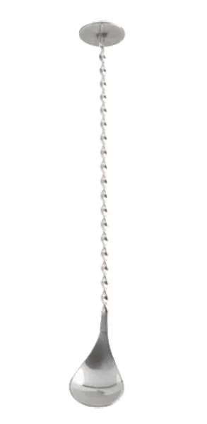 Jiggers  Bar Spoon with Twisted Stem & Dime End