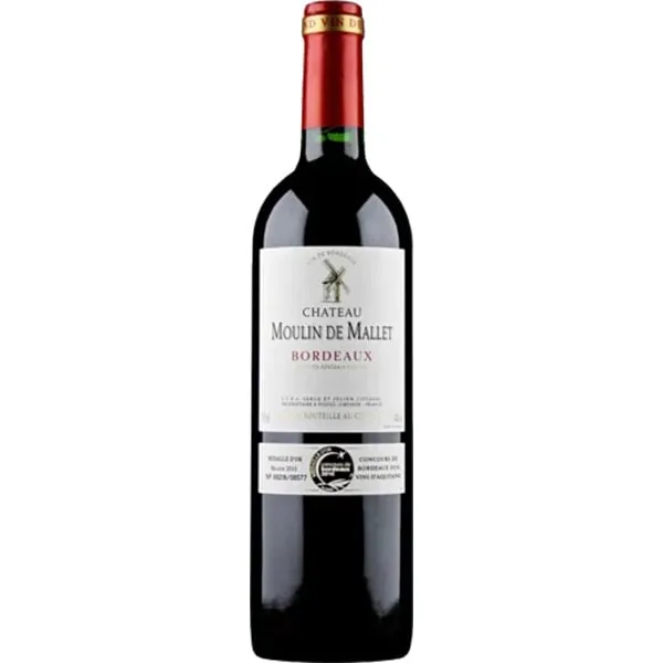 Chateau Moulin De Mallet  Bordeaux AOC Rouge