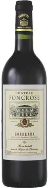 Chateau Foncrose  Bordeaux Rouge