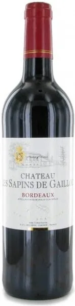Chateau Les Sapins Degaillou  Bordeaux