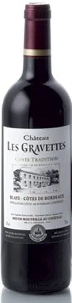 Château Les Gravettes  Blaye Cotes De Bordeaux Rouge