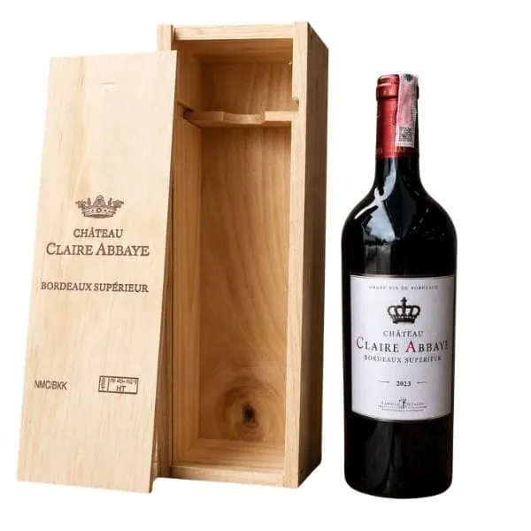 Chateau Claire Abbaye Bordeaux Superieur (Wooden Box)